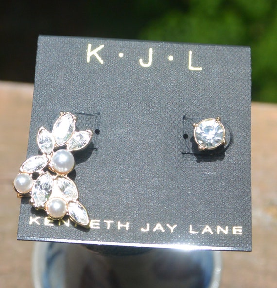 SALE! Kenneth J Lane Earrings - UNUSED - Signed, … - image 1