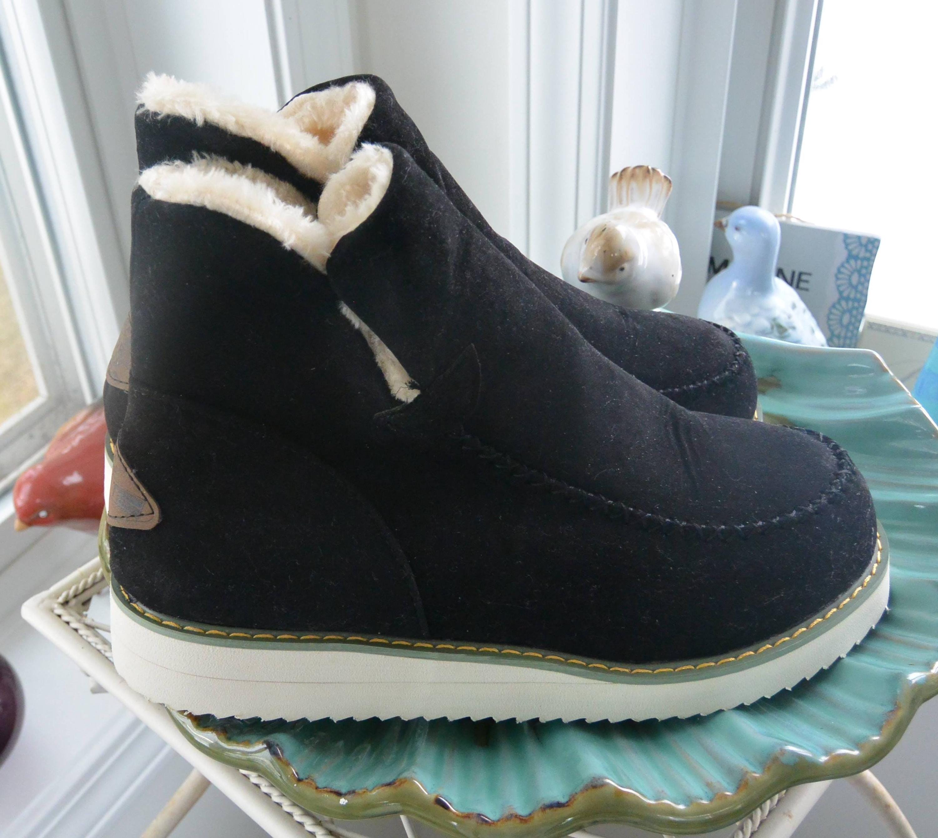 AVSTCFS Sport Boots, Winter- UNUSED - Black, Faux Fur Lined, US 9