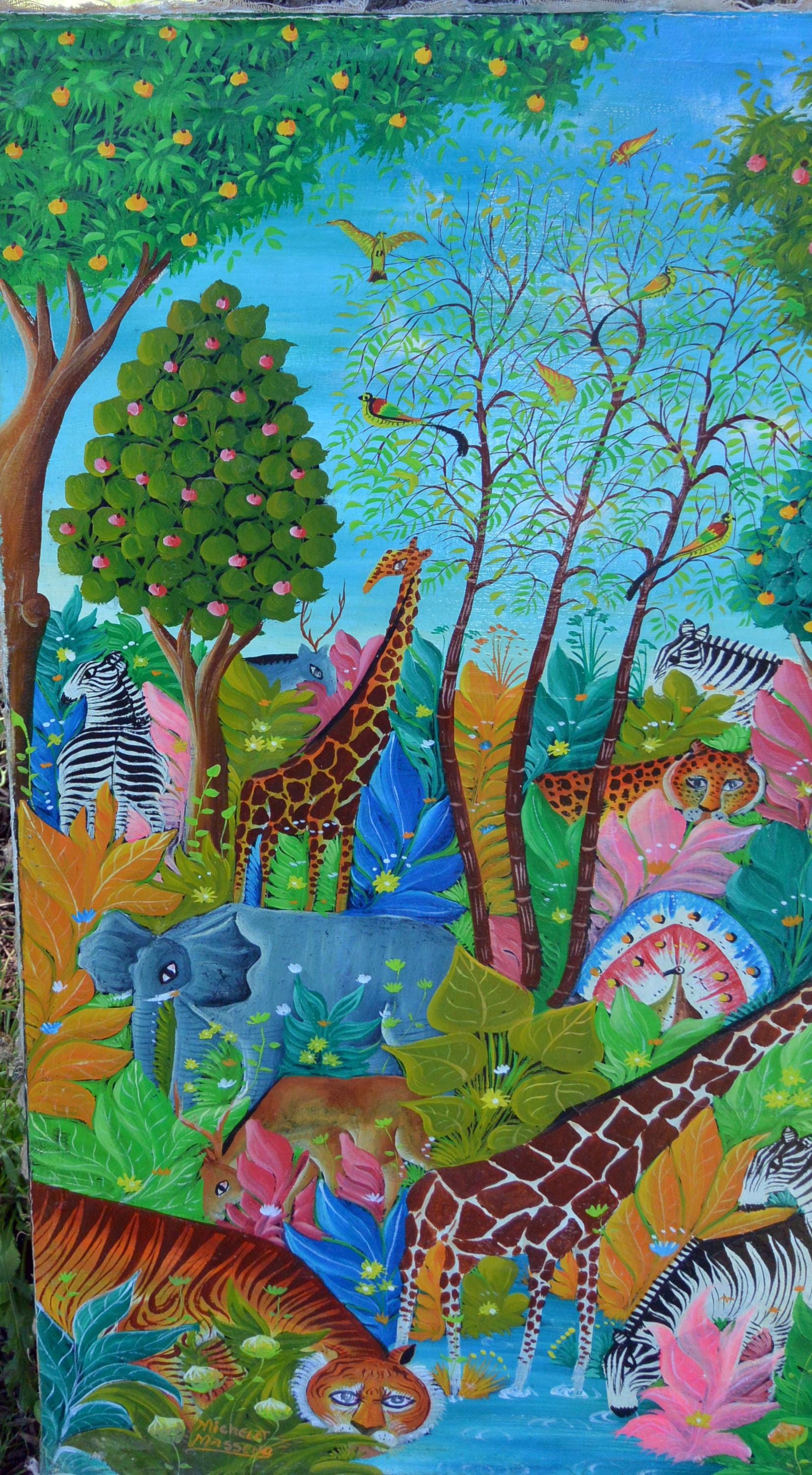 Signed Haitian Art - Etsy