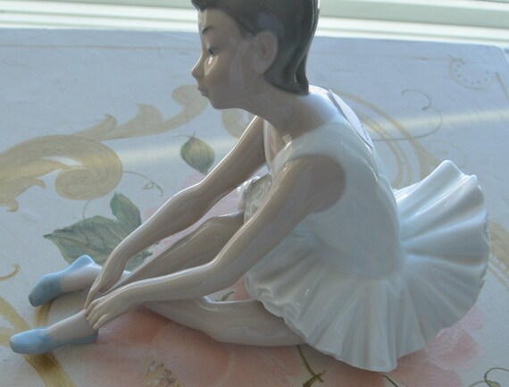 ヴィンテージ リヤドロ バレリーナ フィギュア：手作り NAO