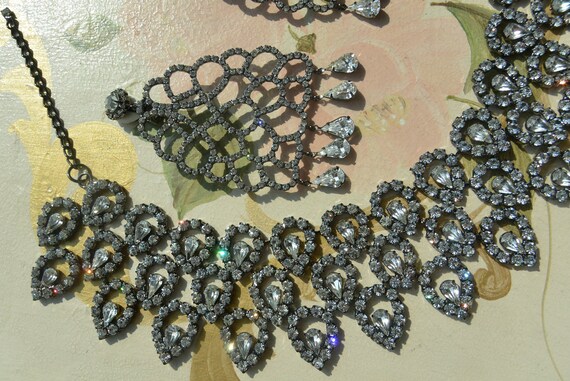 Sale! KJL Diamante Necklace/Earrings Set - UNUSED… - image 10