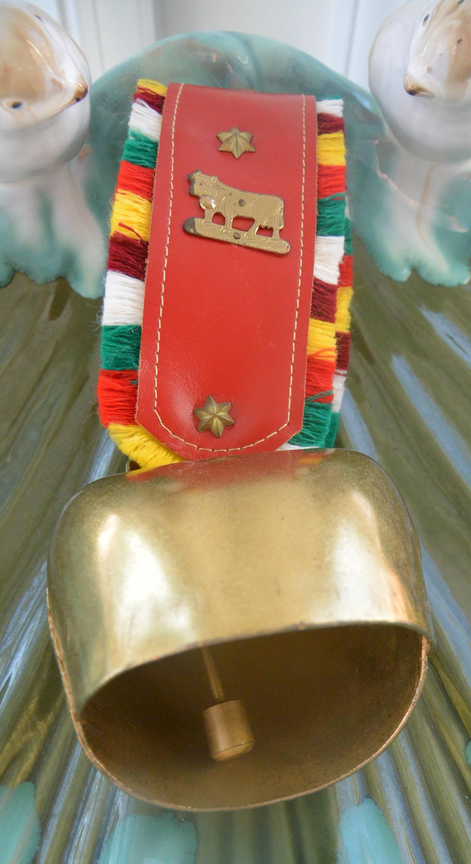 Switzerland Cow Bell - Hand Crafted, German Brass, Folk, San