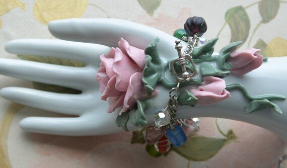SALE! Murano Glass Bracelet - Multi Color/Shape G… - image 6