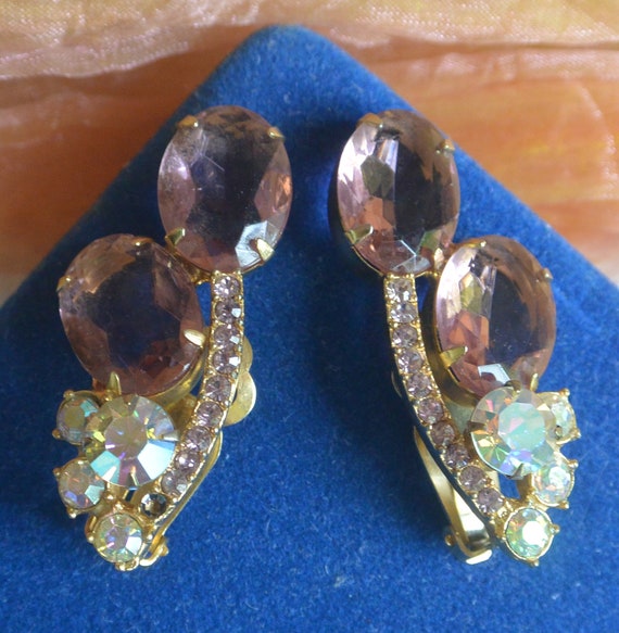 SALE! Juliana D&E Earrings - Lavender Cabochons, … - image 3