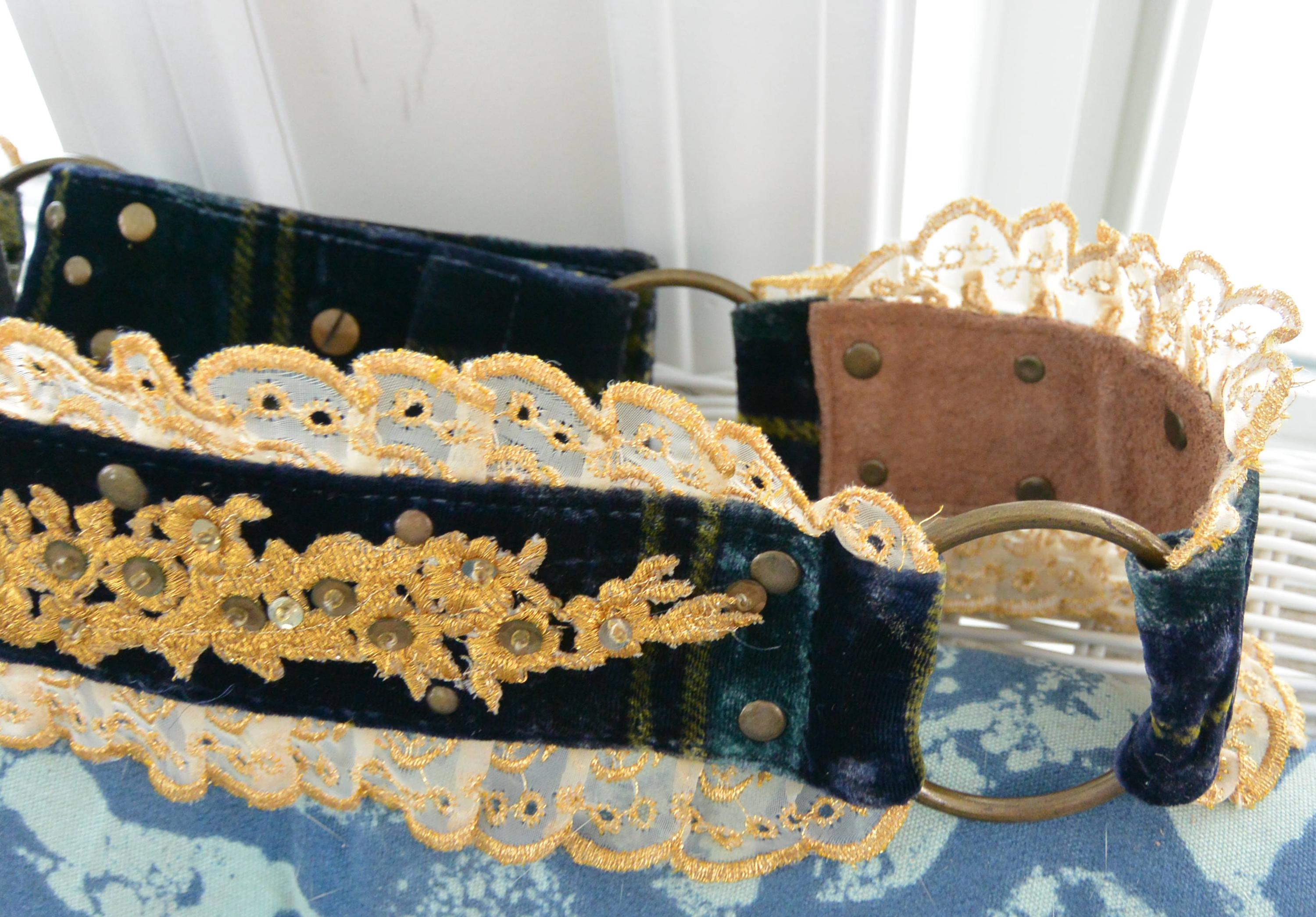 Betsey Johnson Black and Tan Embellished Belts Betsey Johnson Women main image 2