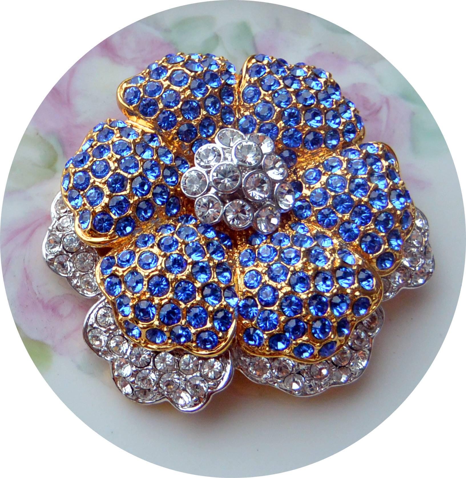 Camrose & Kross Floral Brooch - UNUSED - Signed, J Kennedy, Grand