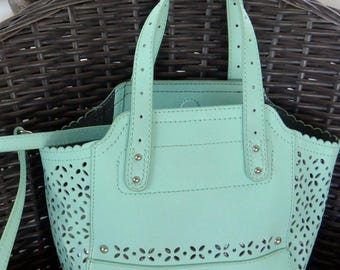 B Makowsky-crossbodytas ONGEBRUIKT - leer, open ontwerp, vintage, SALE!