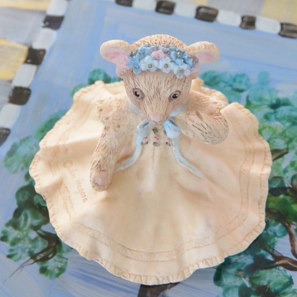 SALE! Jan Hagara Bonnie's Bear - Hallmarked, Mouse, Hand Painted Porcelain, Limited Ed, Great Gift - Vintage - Rare, Fabulous!