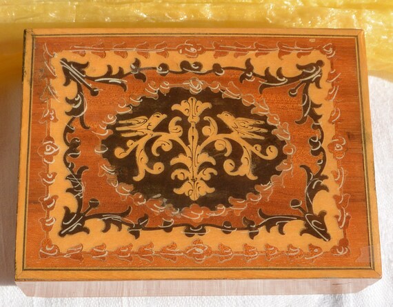 オルゴール レトロ ヴィンテージ アンティーク 黄色い鳥