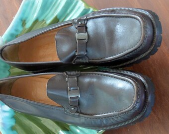 SALE Salvatore Ferragamo Loafers Shoes UNUSED Brown Leather US Men s Size 13 Italy Great Gift Vintage Rare Fabulous Etsy