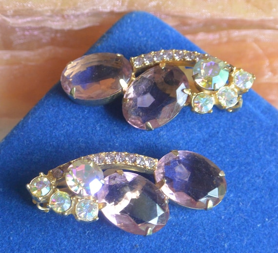 SALE! Juliana D&E Earrings - Lavender Cabochons, … - image 2
