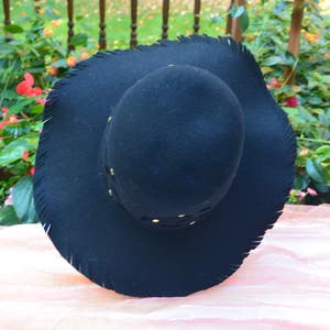 SALE Henry Pollak Hat 100% Wool, Belvadere, Open Design Crown, Elegant Edge, Great Gift Vintage Rare, Fabulous image 4