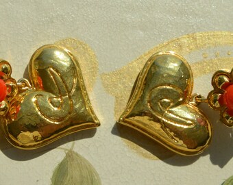 SALE! Christian Lacroix Paris Earrings - Signed, Gold Plated