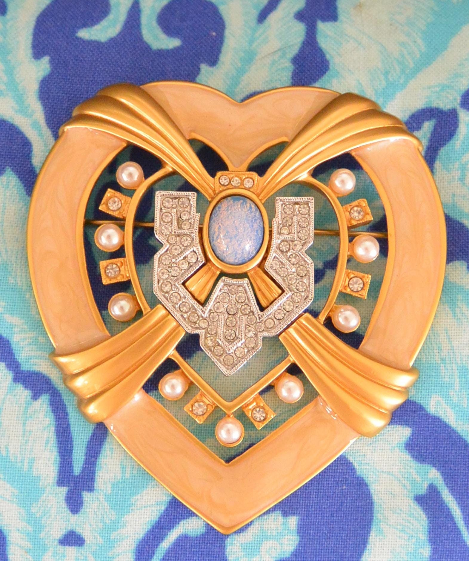 エリザベス・テイラー エイボン ブローチ：22Kゴールド