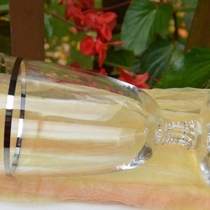 ¡OFERTA! Vaso/Té Helado Fostoria - Reflexiones, Anillo de Platino, Elegante, Ideal para Regalo - Vintage - ¡Excepcional!