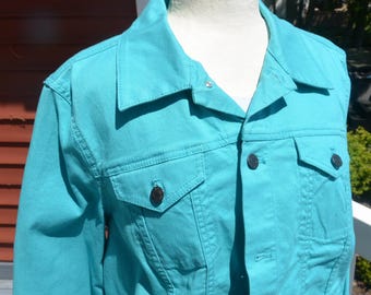 Giacca di jeans Talbot's - NUOVA con cartellino, Blu elegante, Taglia US IX, Vintage, Saldi!