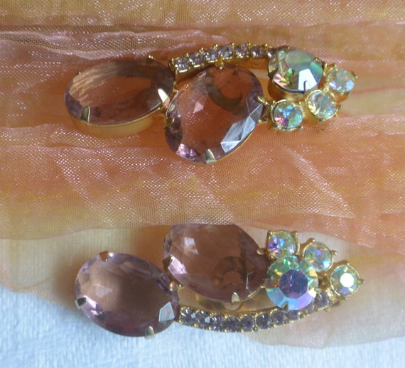 SALE! Juliana D&E Earrings - Lavender Cabochons, … - image 4