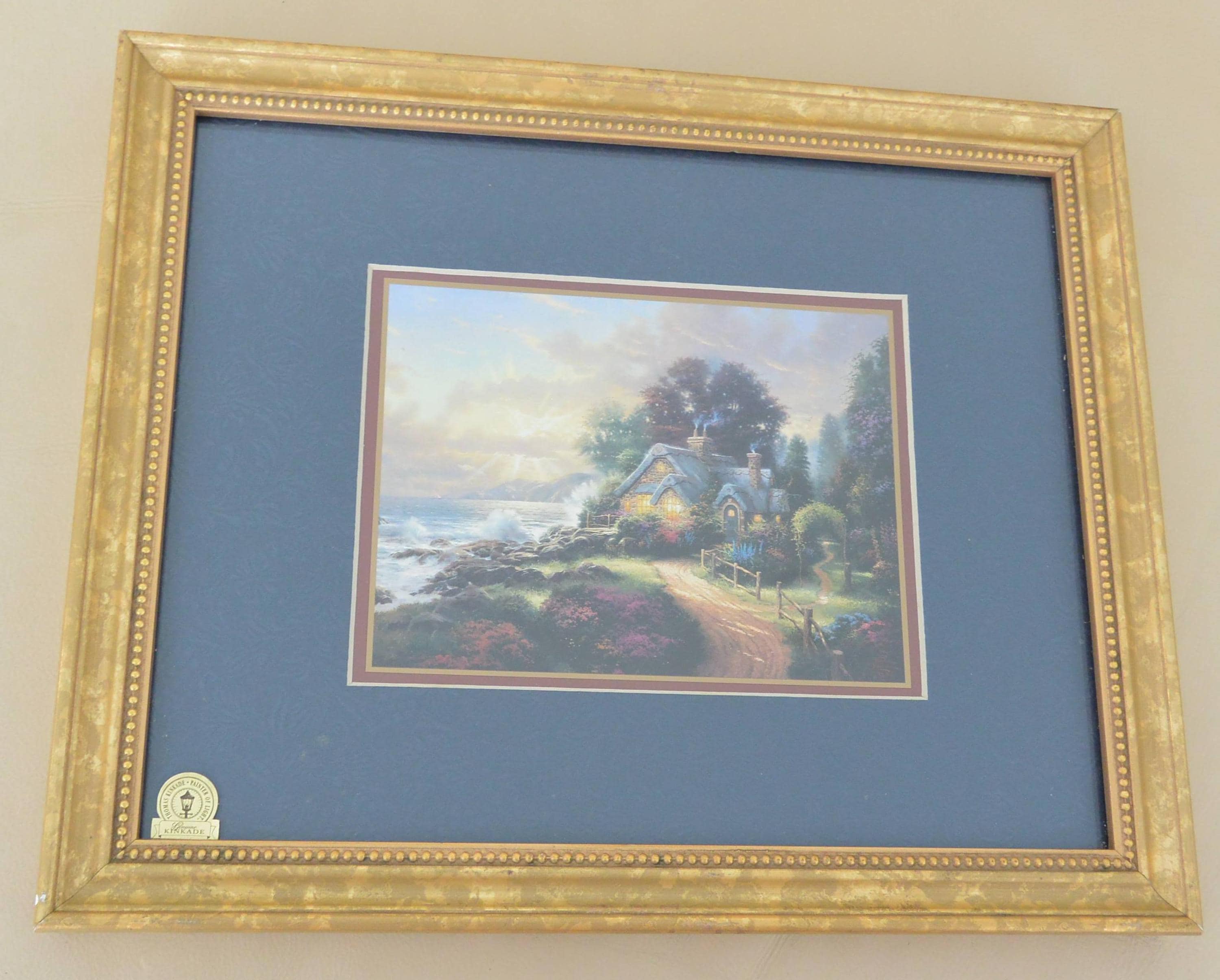Thomas Kinkade, A Peaceful Retreat New 18 X 27