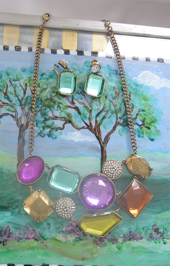 Kenneth Jay Lane  Necklace - UNUSED - Signed, Mul… - image 11