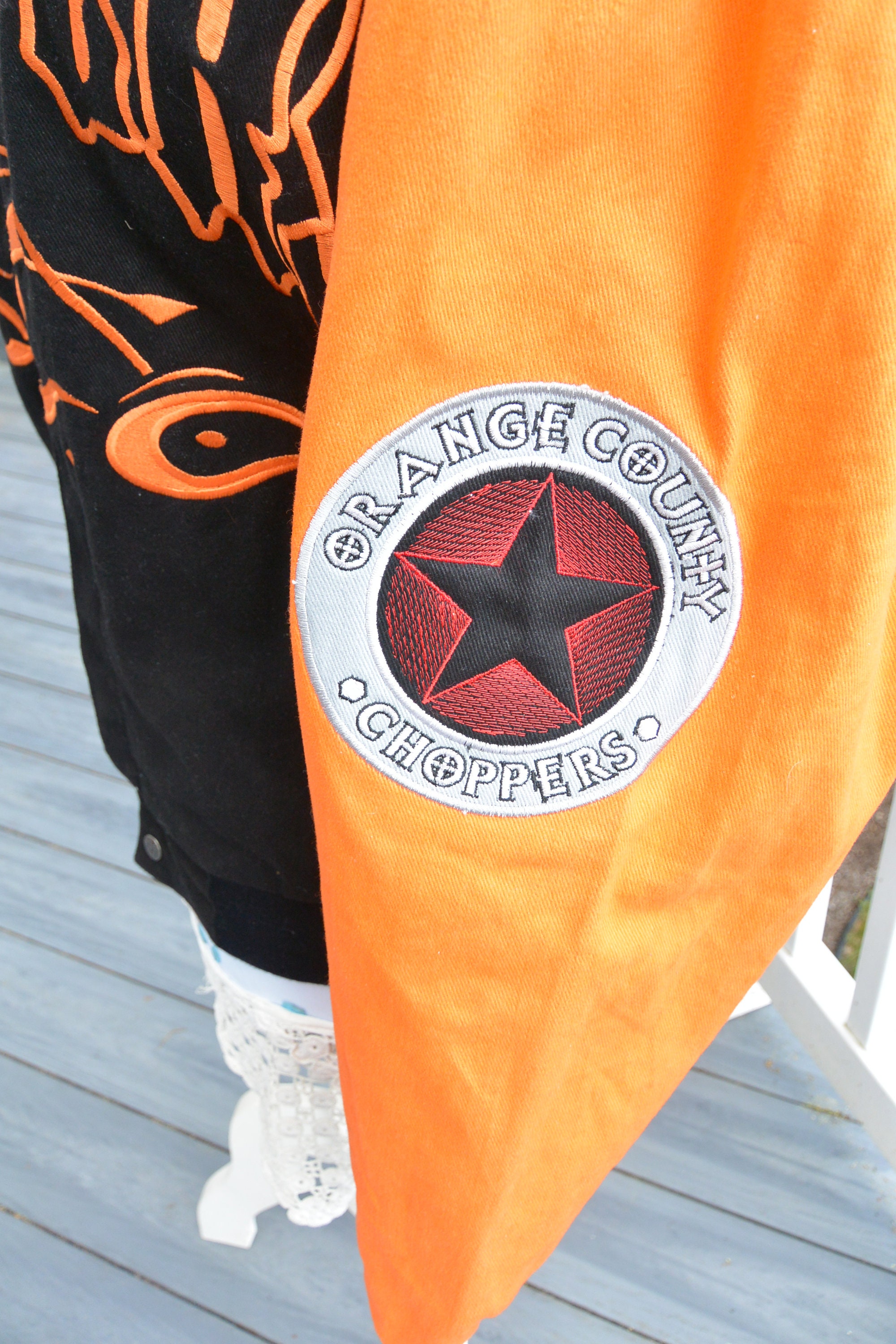 Orange County Choppers Jacket - UNUSED - Black & Orange - US Size