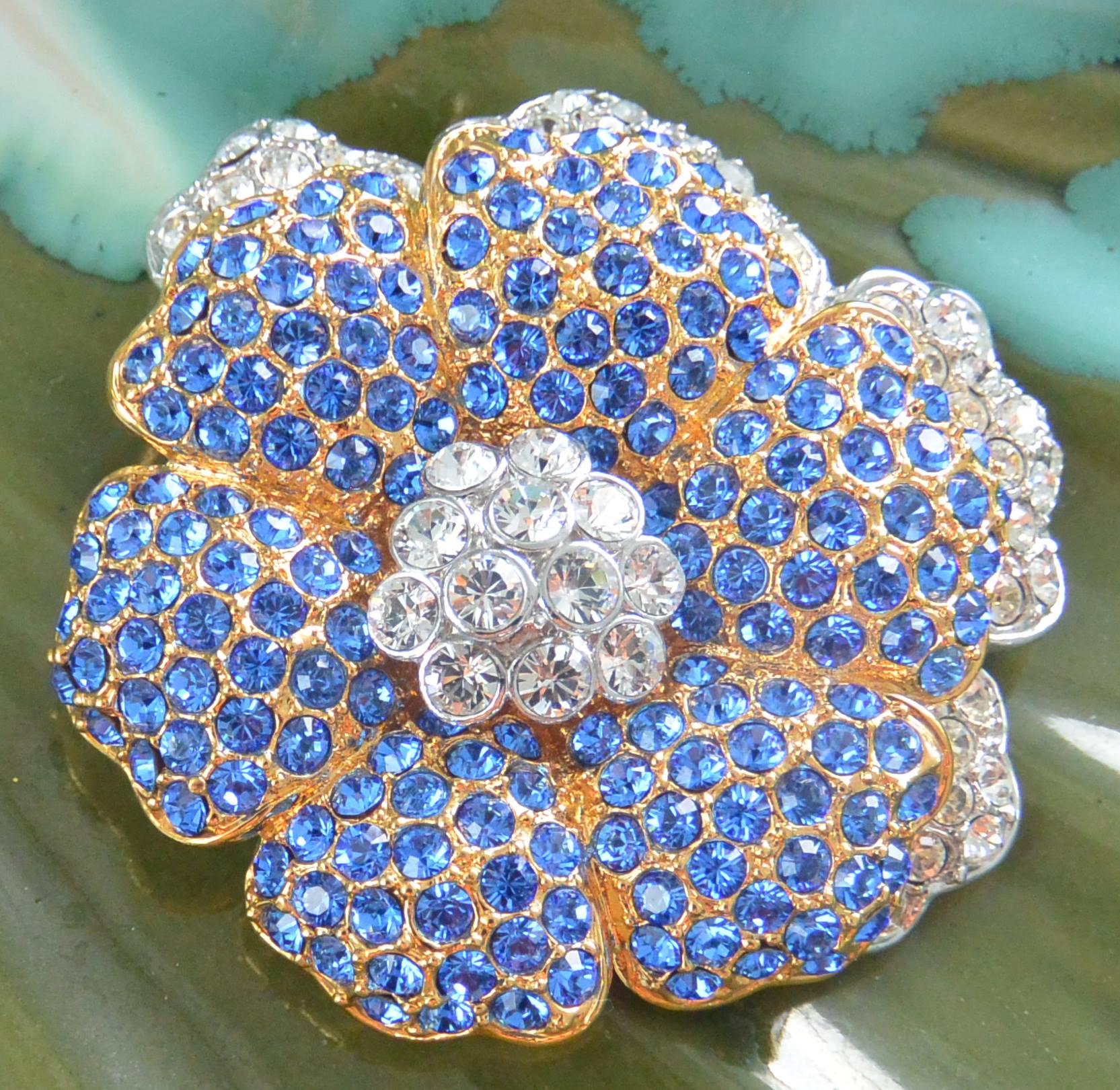 Camrose & Kross Floral Brooch - UNUSED - Signed, J Kennedy, Grand