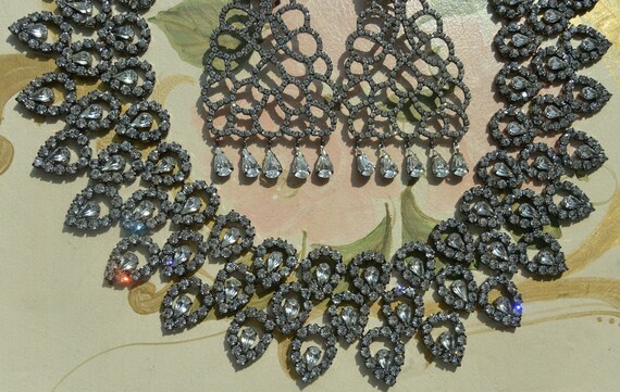 Sale! KJL Diamante Necklace/Earrings Set - UNUSED… - image 1