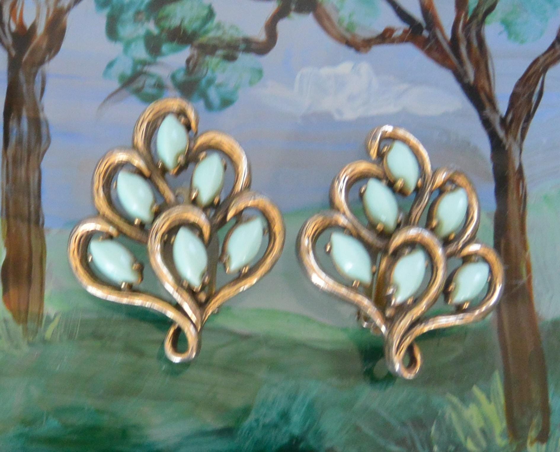 Gold Schiaparelli Earrings - Etsy