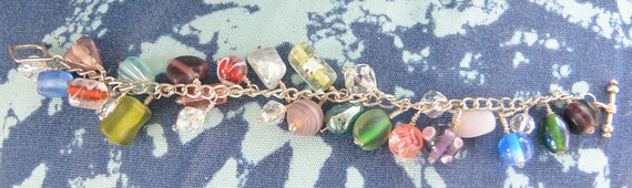 SALE! Murano Glass Bracelet - Multi Color/Shape G… - image 4