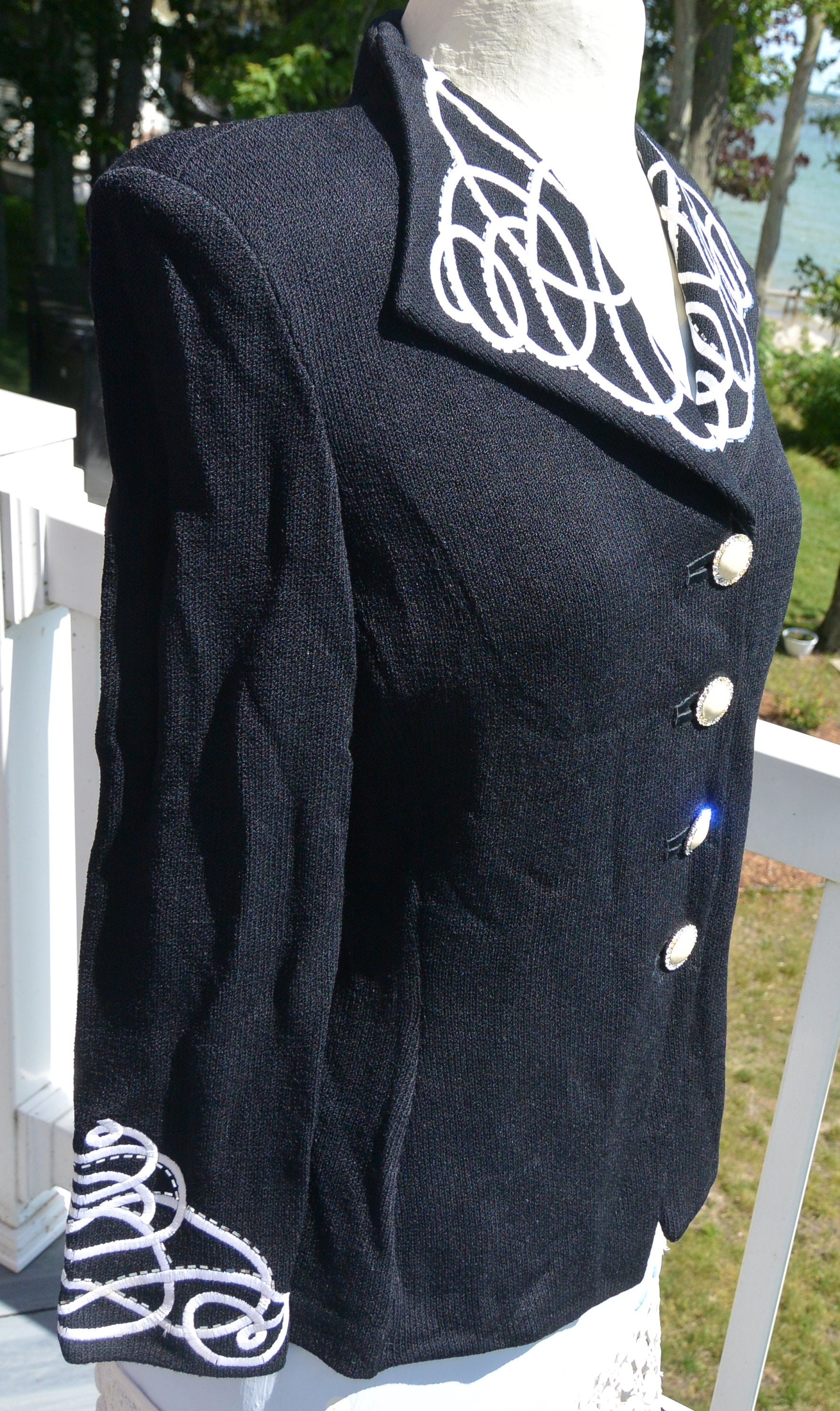 St John Knit Jacket - UNUSED - Evening by Marie Gray, Elegant