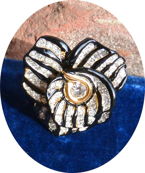 SALE! Kenneth J Lane Floral Ring - UNUSED - Adjus… - image 1