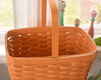 Longaberger Korb, Henkel - signiert, Ex Groß, Vintage, SALE!