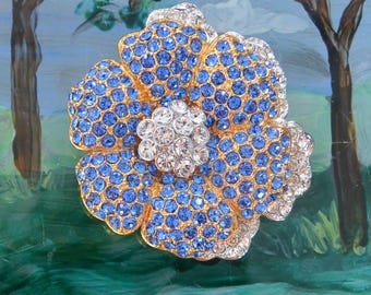 Camrose & Kross Floral Brooch - UNUSED - Signed, J Kennedy, Grand