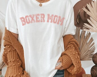 Varsity Boxer Mom T-shirt