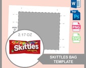 Download Skittles Bag Template Skittles Wrapper Template Skittles Template Psd Png Microsoft Word Doc Formats Custom Skittles Bag Skittles By Nicole Reyes Design Catch My Party