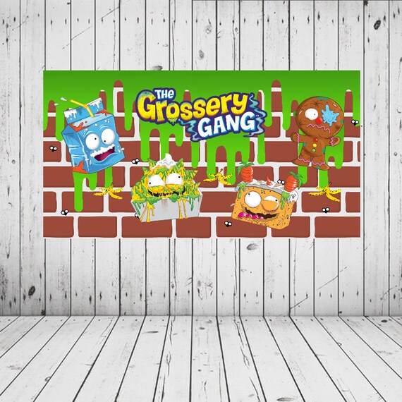 Grossery Gang Banner, Grossery Gang Backdrop, Grossery Gang Birthday Banner, Grossery Gang Party Banner, Grossery Gang, Vinyl Banner, Il_570xn