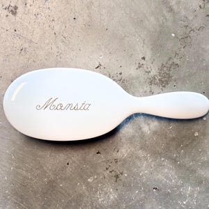 Mason Pearson Popular Mixture Hairbrush With Engraving - White - Etsy