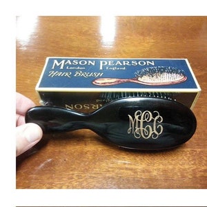 Mason Pearson Pocket Pure Boar Bristle Hairbrush - Dark Ruby