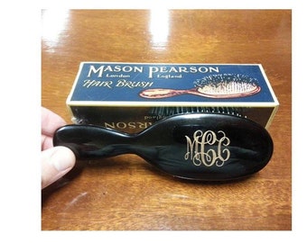 Mason Pearson Pocket Mixture Hairbrush-dark Ruby - Etsy