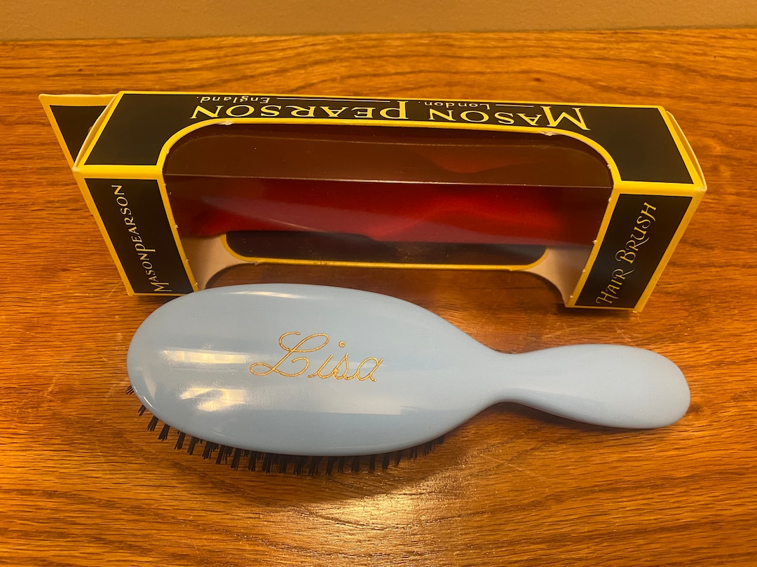 Mason Pearson Child Pocket Hairbrush Blue - Pure Boar Bristle - Etsy