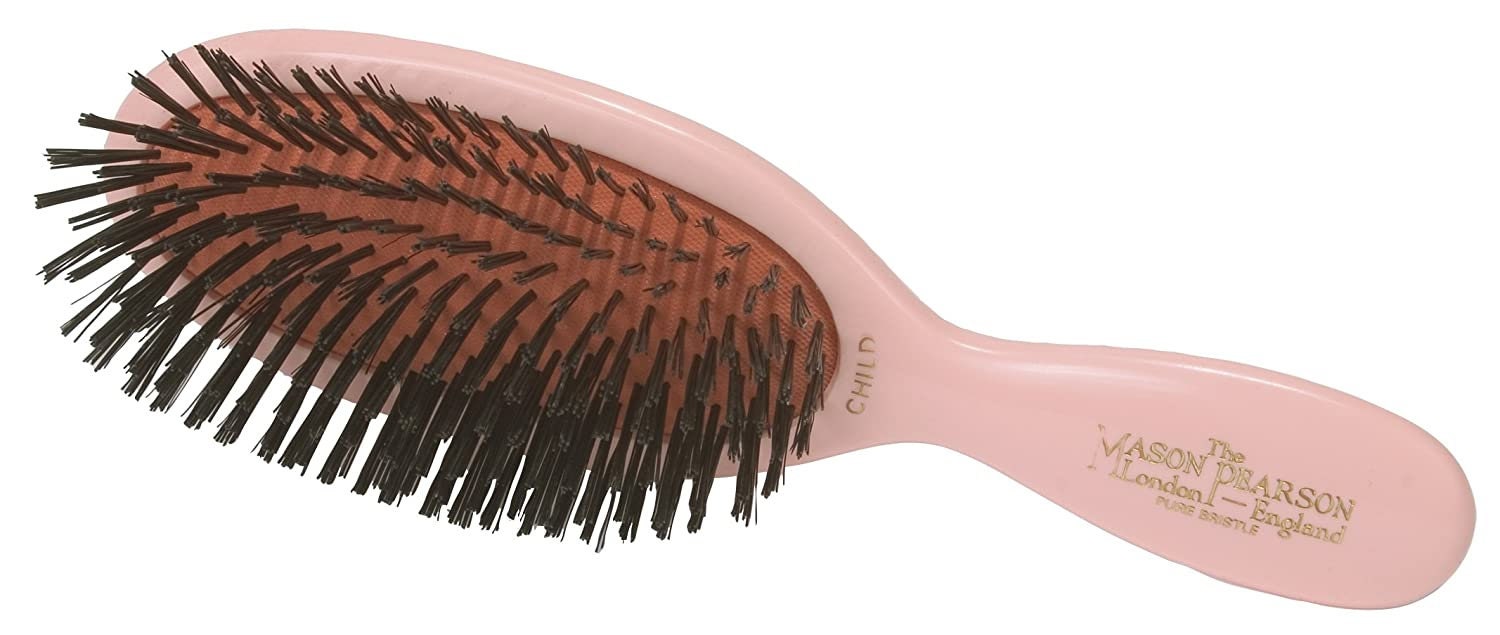 Mason Pearson Child Pocket Hairbrush Pink - Pure Boar Bristle - Etsy