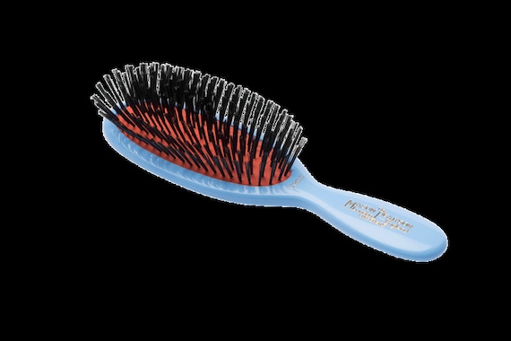 Mason Pearson Child Pocket Hairbrush Blue - Pure Boar