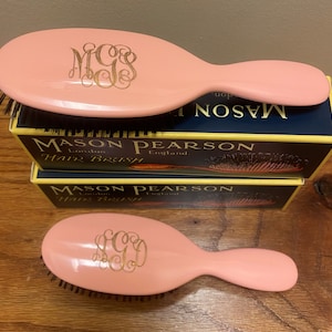 Mason Pearson Child Pocket Hairbrush Pink - Pure Boar Bristle
