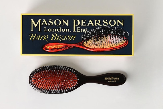 Mason Pearson Pocket Mixture Hairbrush-dark Ruby - Etsy