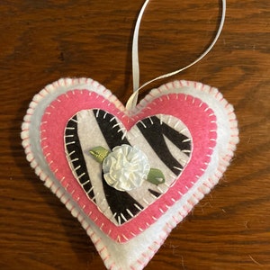 Felt Valentine’s Ornament