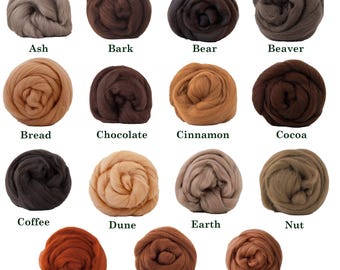 Extra Fine 19 Micron Merino Wool Roving | DHG Mulesing-Free Top | Soft Felting, Spinning & Weaving Fiber Art Supply