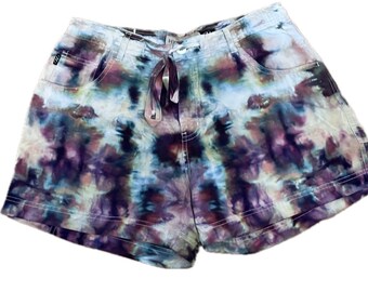 Cute Tie Dyed Shorts 11/12 Upcycled