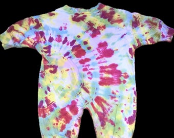 Adorable Tie Dyed Baby Romper 3M