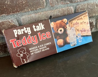 Vintage Teddy Bear Ice Cube Tray - Teddy Bear Theme Party Decor - Teddy Bear Fun - Teddy Bear Decoration Party Supplies