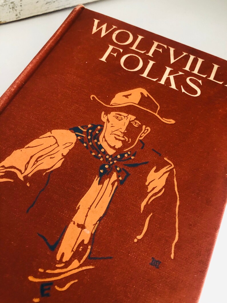 Antique Cowboy Western Book 1908 Wolfville Folks Book by Etsy