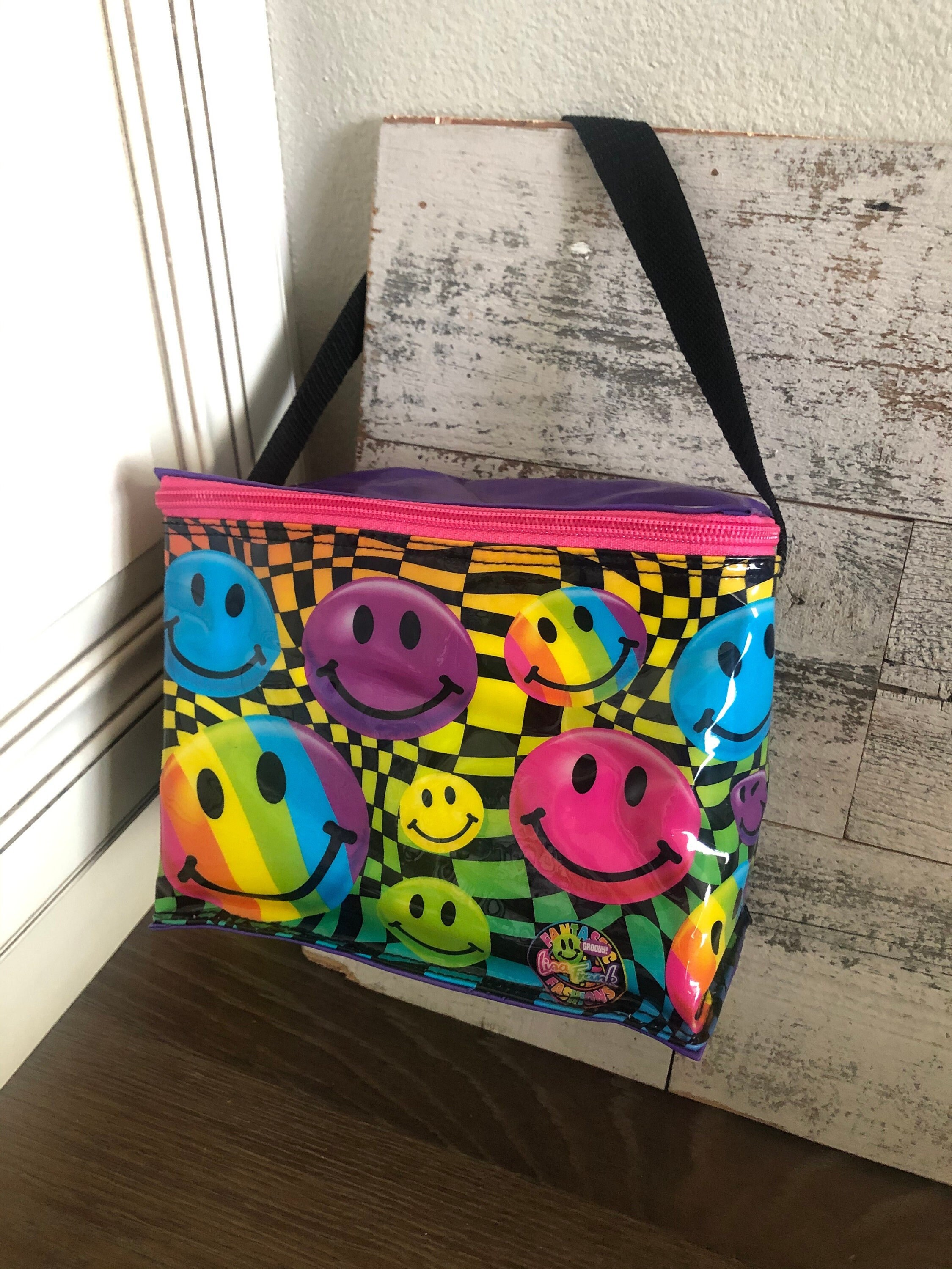 Vintage Lisa Frank Lunchbag Lisa Frank Insulated Bag Smiley  display picture 1